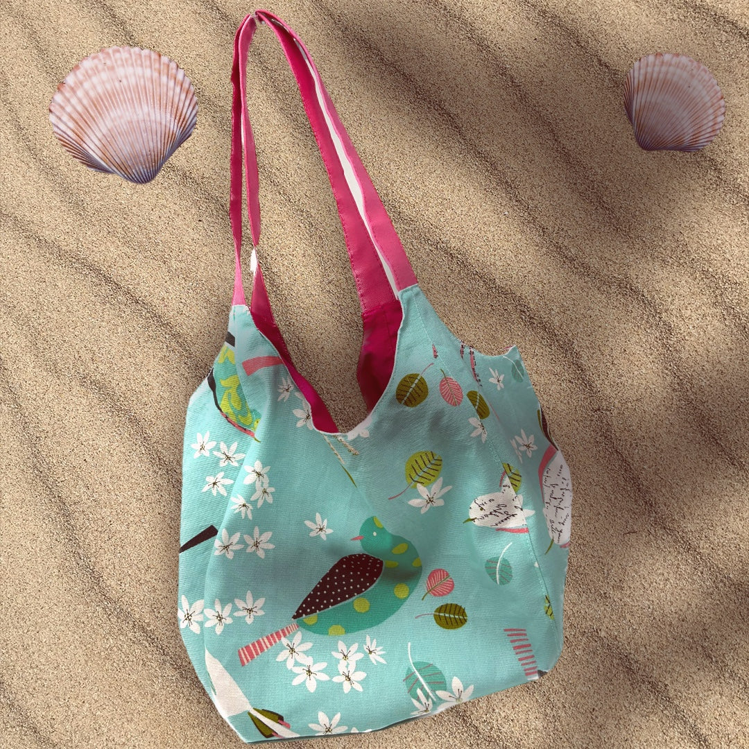 Cotton Canvas Tote/Beach Bag