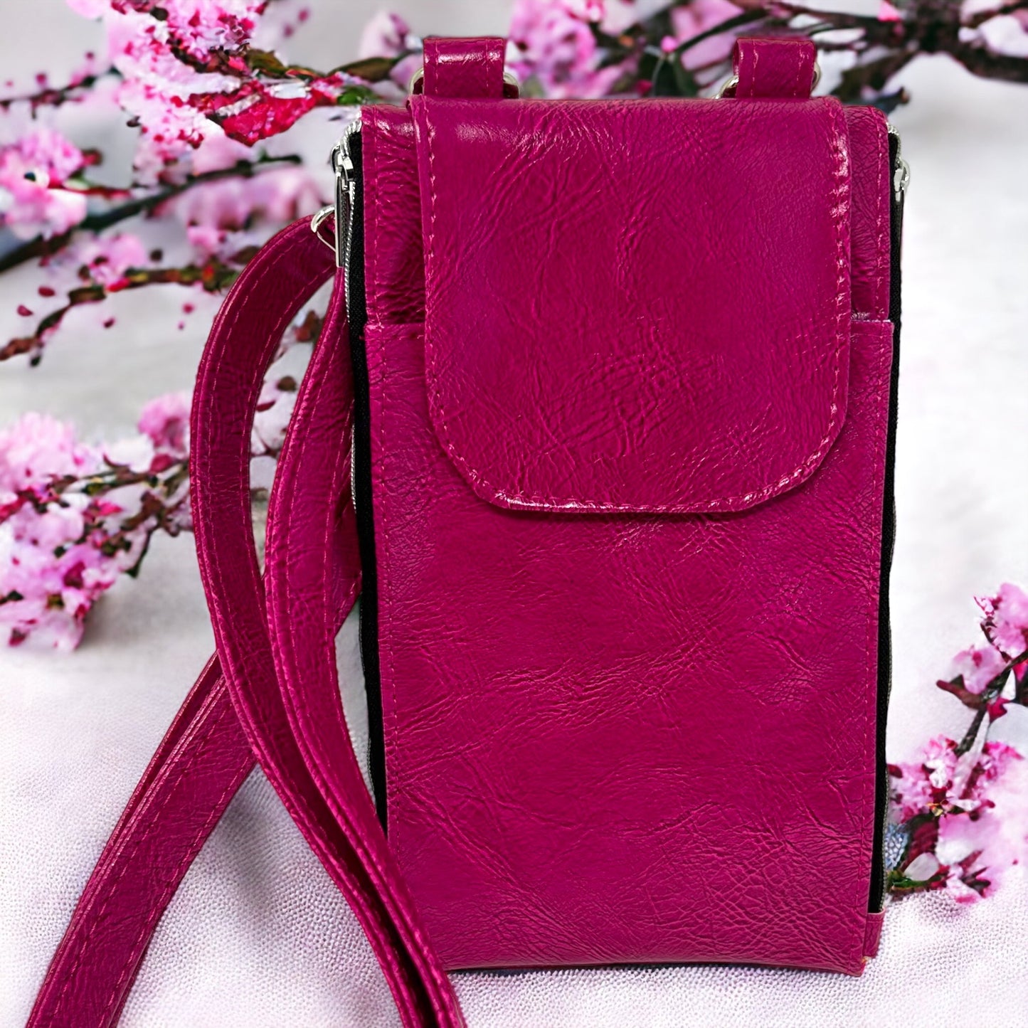 Magenta Phone Sling/Crossbody Bag