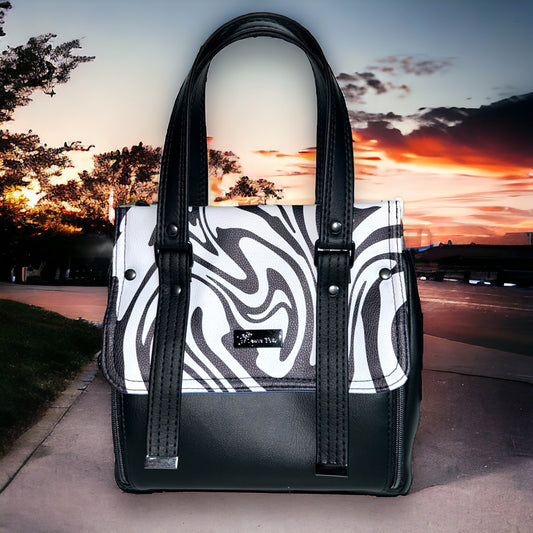 Black and White Handbag