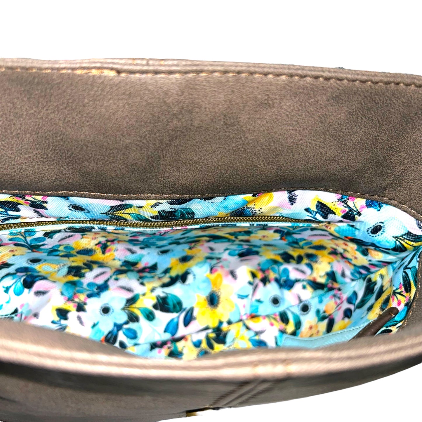 Cream Tile and Brown Welkin Bag