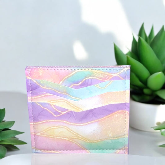 Lilac Gold Marbing Essential Wallet