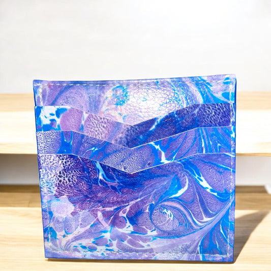 Blue and Purple Swirls Essential Wallet