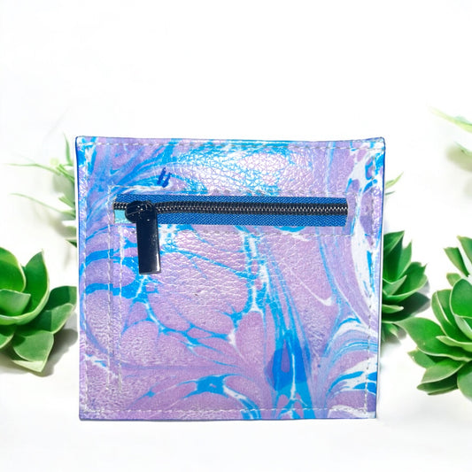 Blue and Purple Swirls Essential Wallet