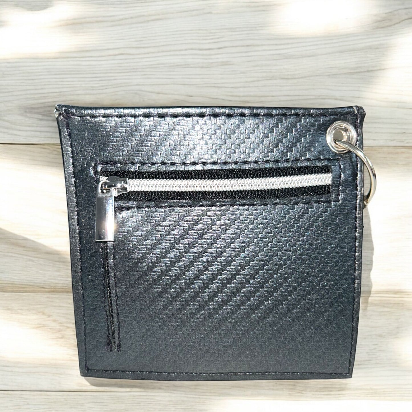 Black and Animal Print Essential Wallet