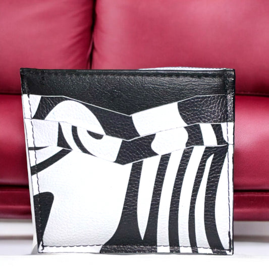Black and White Swirls Essential Wallet