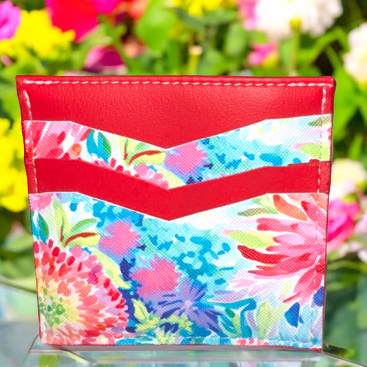 Dark Pink and Zinnia Essential Wallet