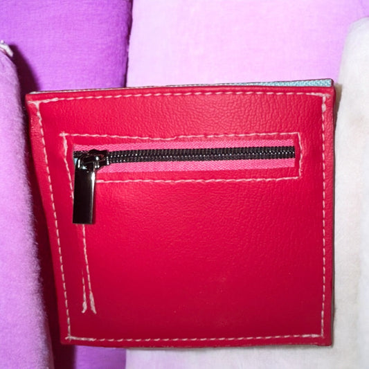 Dark Pink and Zinnia Essential Wallet
