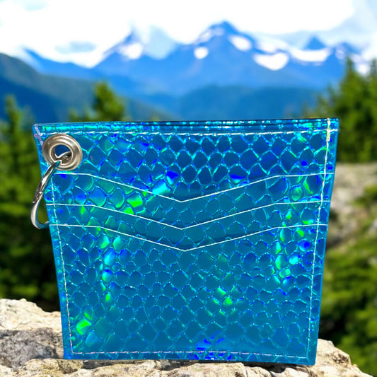 Metallic Blue Green Essential Wallet