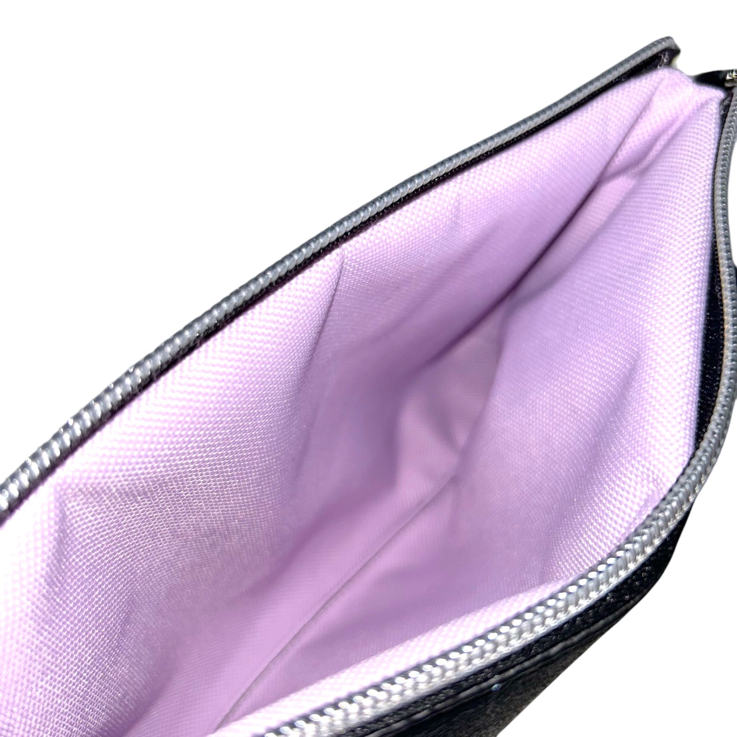 Metallic Purple and Geometrics Handcrafted Wristlet
