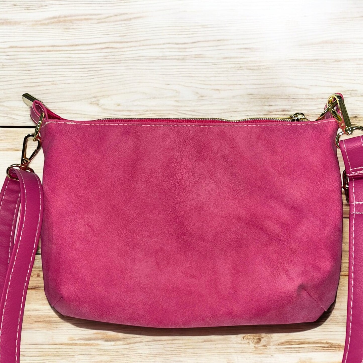 Fuchsia Starburn Crossbody Bag