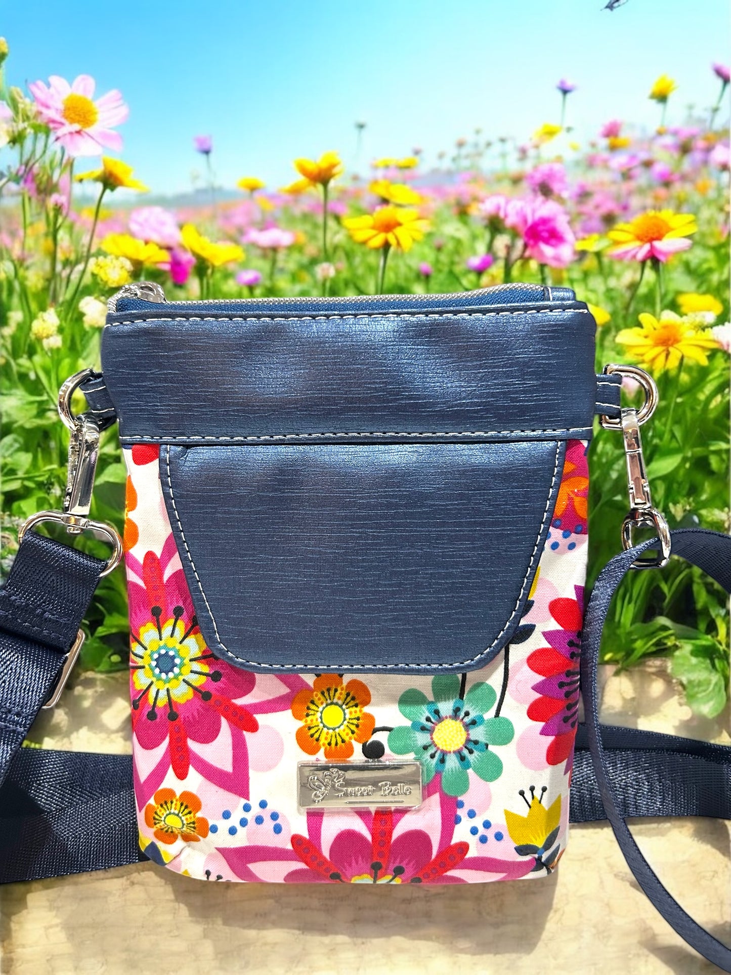 NavyFlap Phone Sling/Crossbody Bag