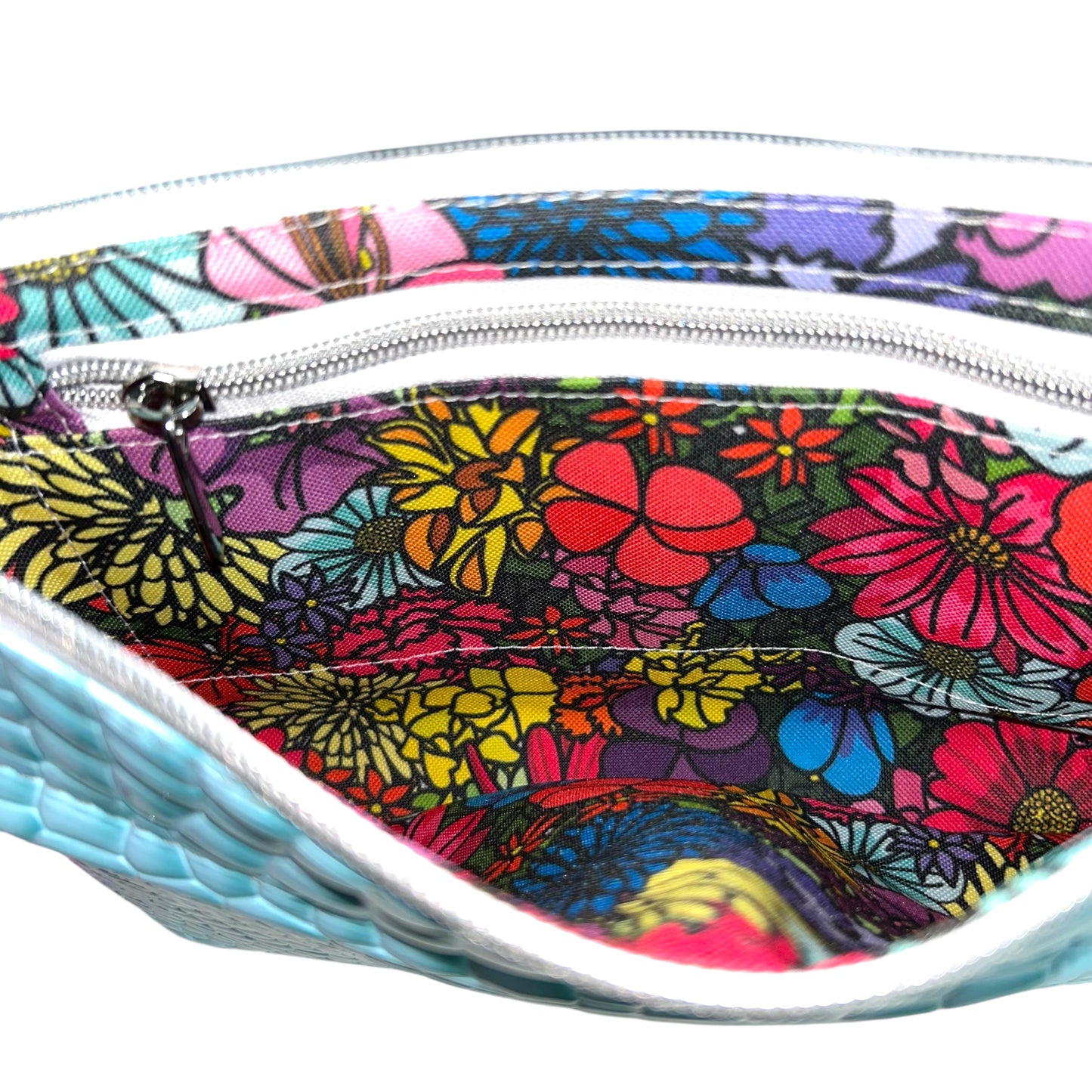 Light Blue Starburn Crossbody Bag