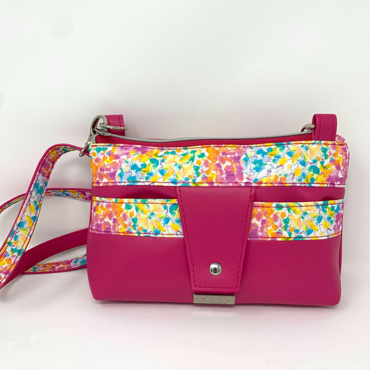 Magenta Pink Crossbody Bag