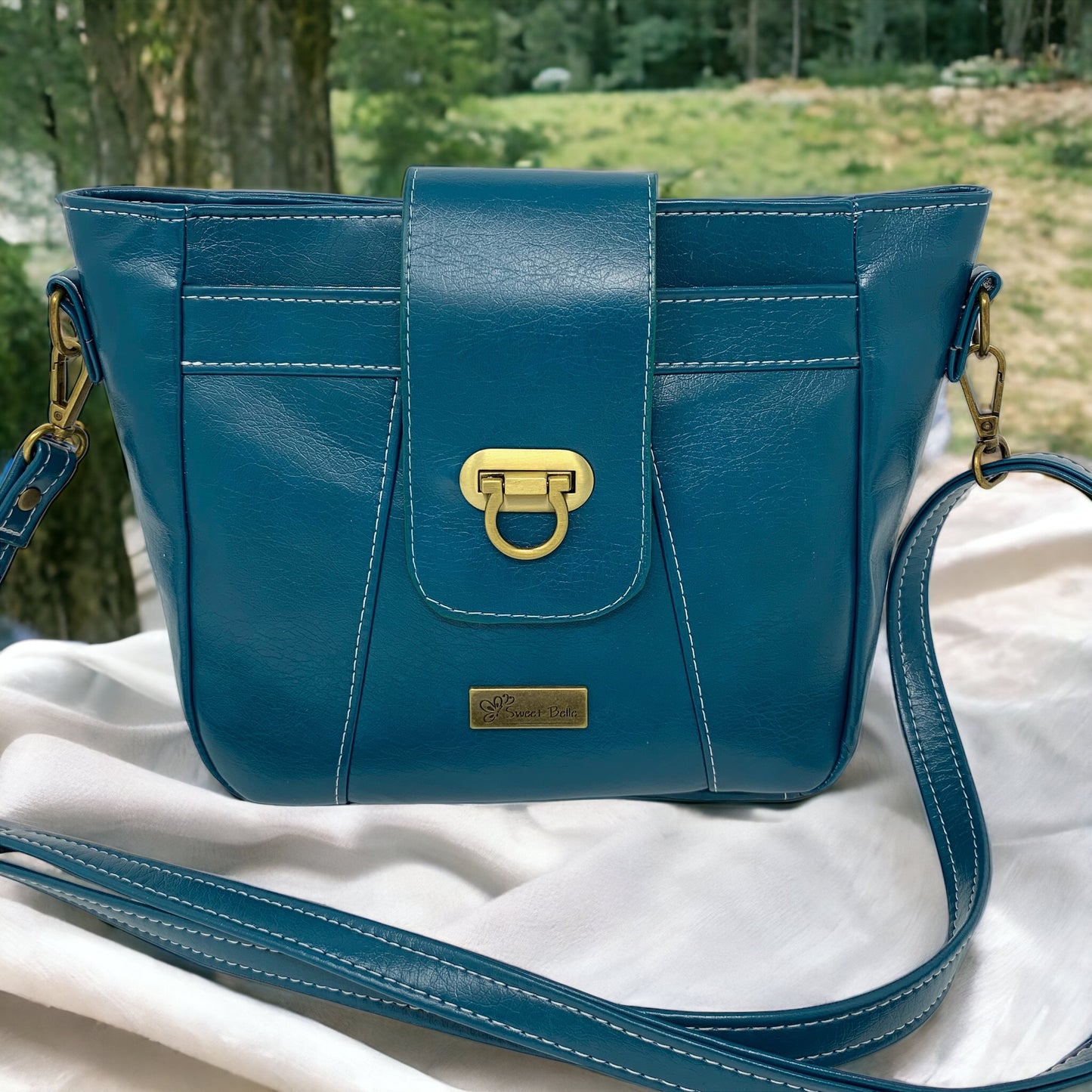 Teal Crossbody Bag