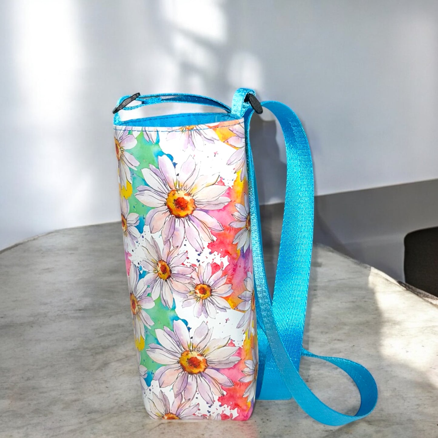 Daisies Water Bottle Carrier Bag