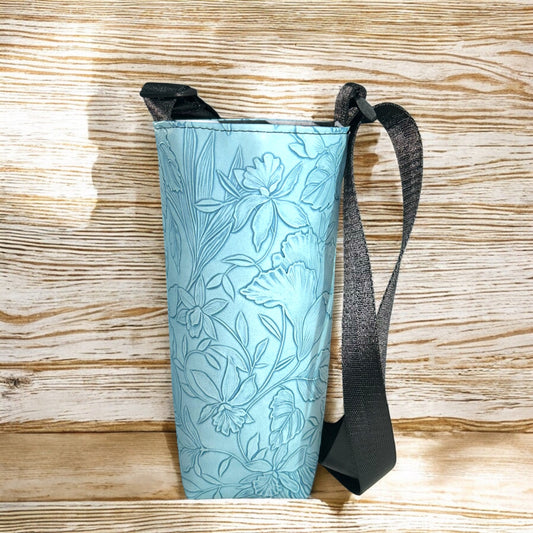 Light Blue Water Bottle Carrier Bag