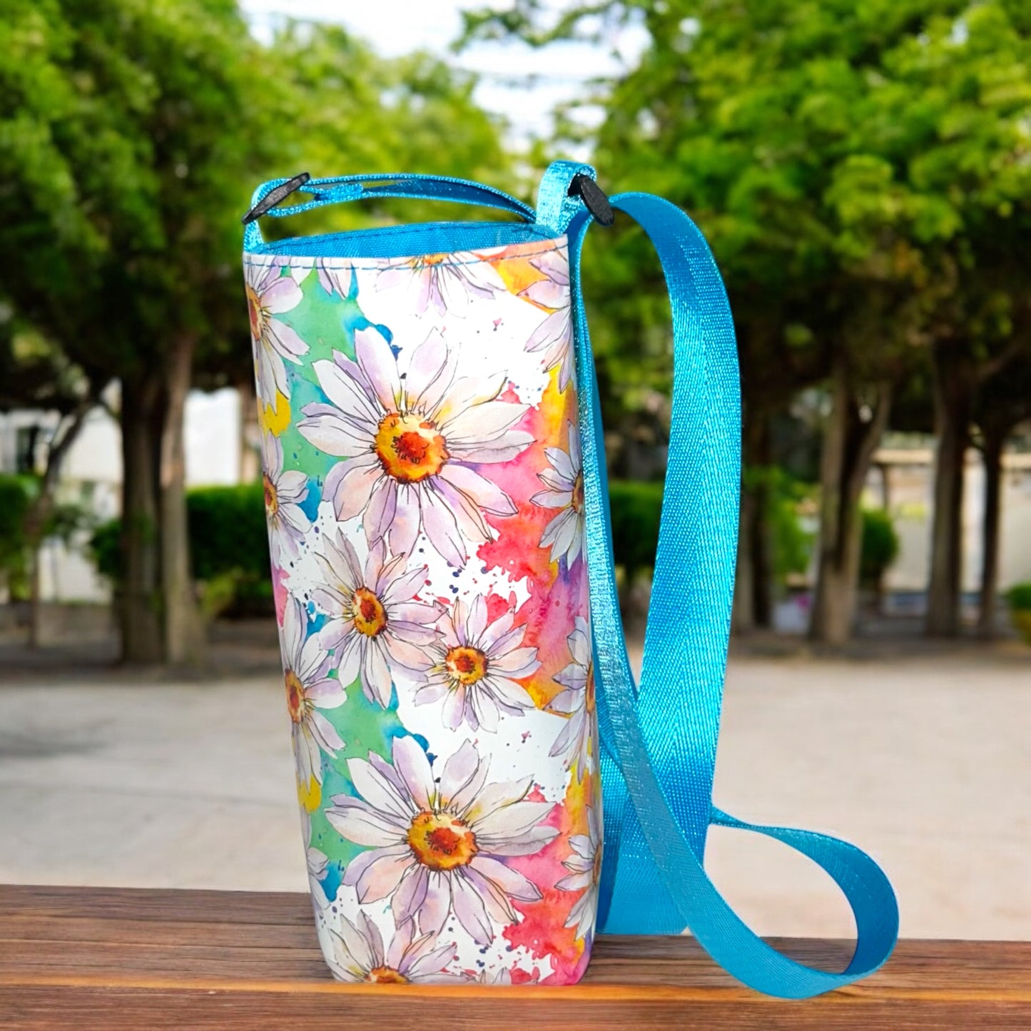 Daisies Water Bottle Carrier Bag