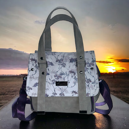Wildflower and Grey Bag