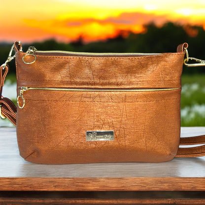 Copper & Gold Starburn Crossbody Bag