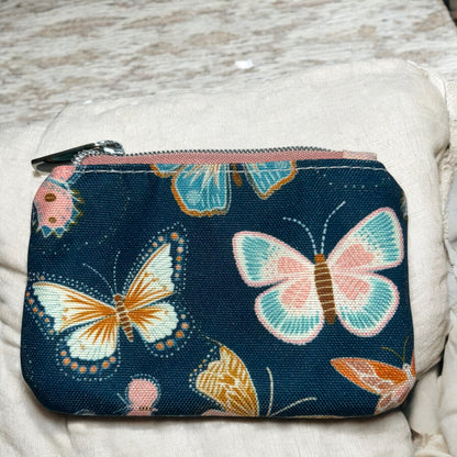 Butterflies Coin Pouch (small zipper pouch)