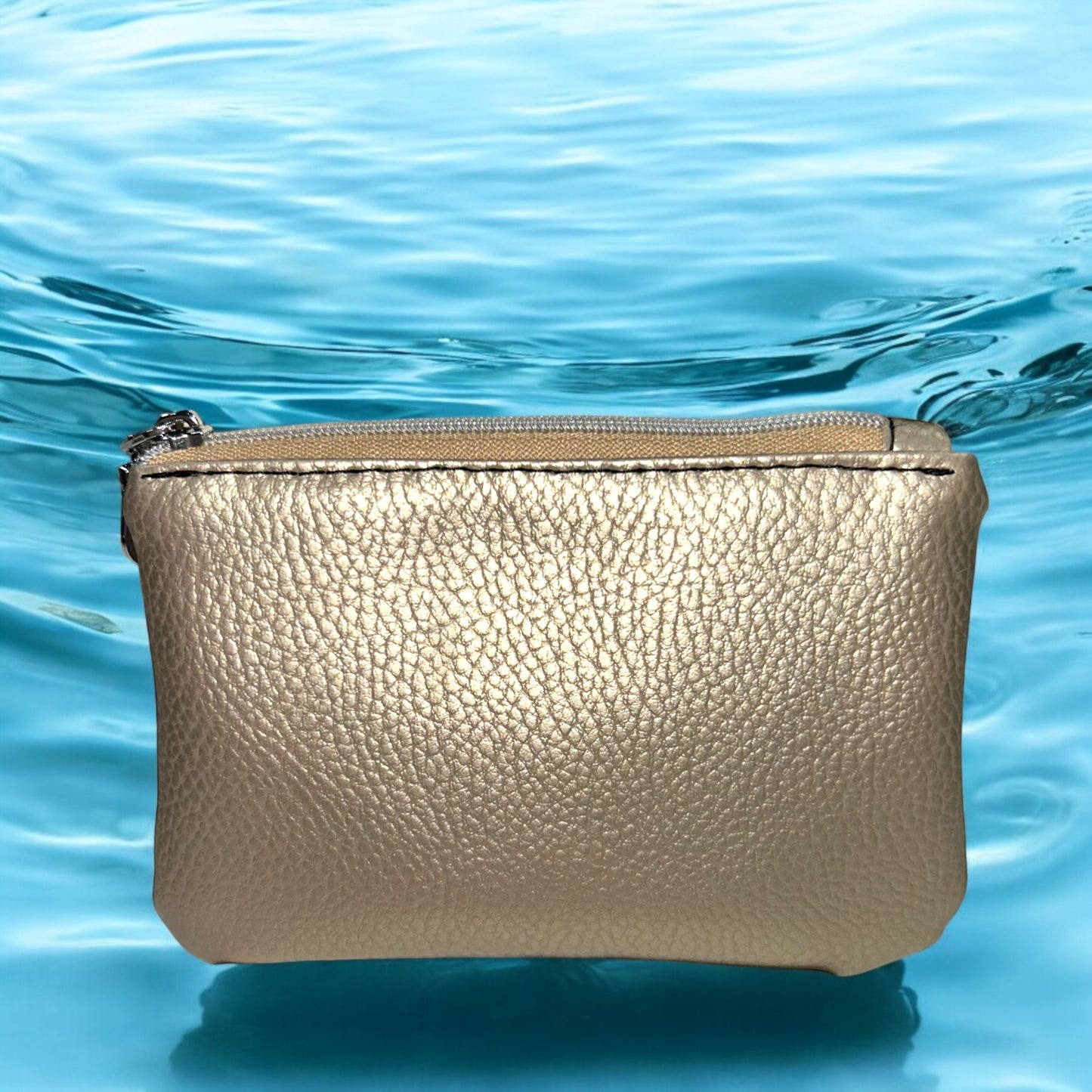 Gold Coin Pouch (small zipper pouch)