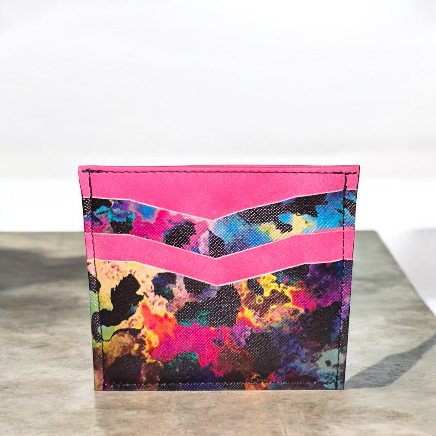 Pink Abstract Essential Wallet