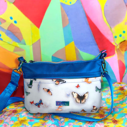 Butterfly Blue Starburn Crossbody Bag