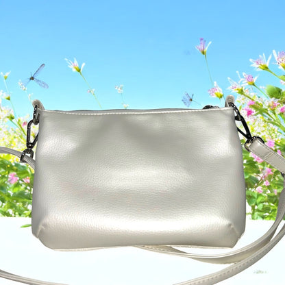 Ivory Lace Starburn Crossbody Bag