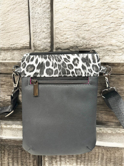 Black Flap Phone Sling/Crossbody Bag