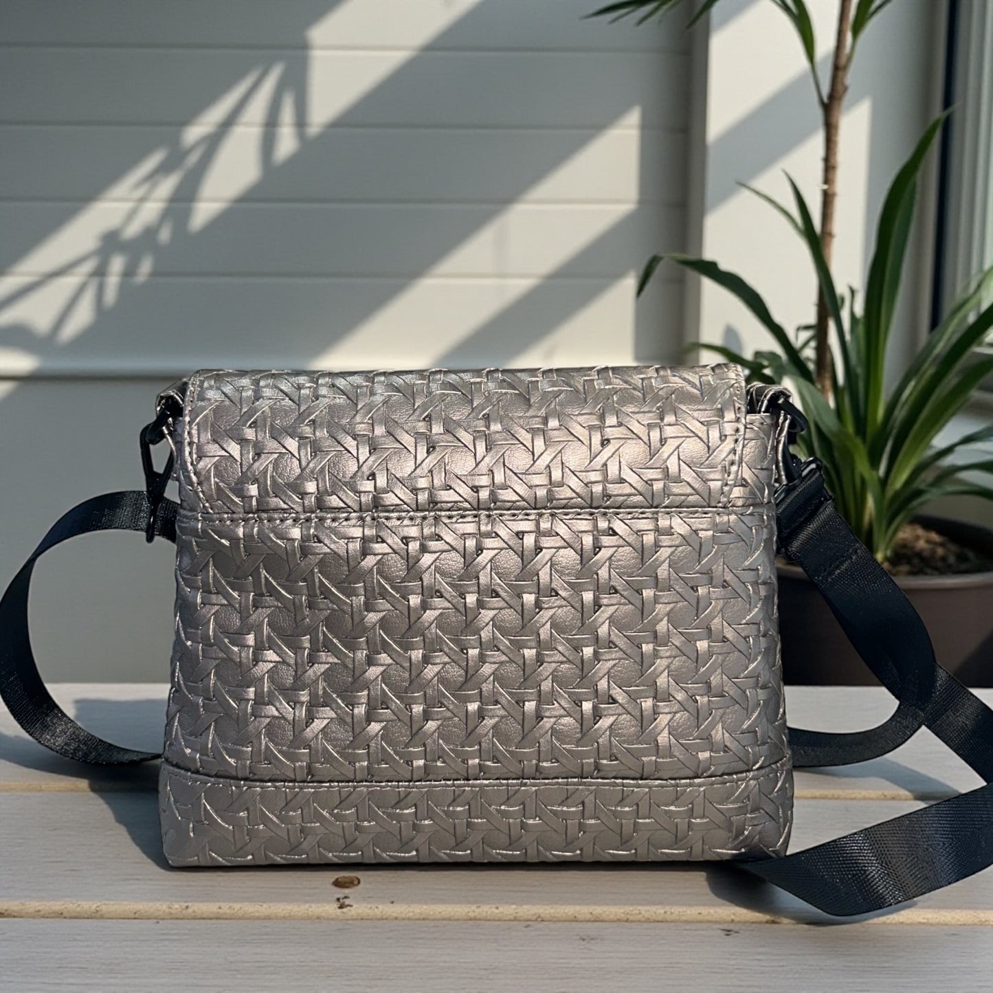 Flap Closure Crossbody Bag