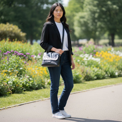 Flap Closure Crossbody Bag