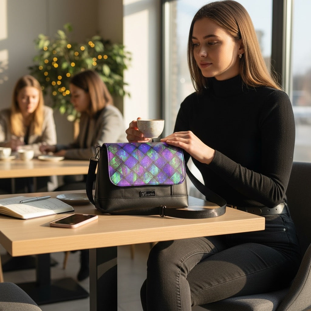 Flap Closure Crossbody Bag